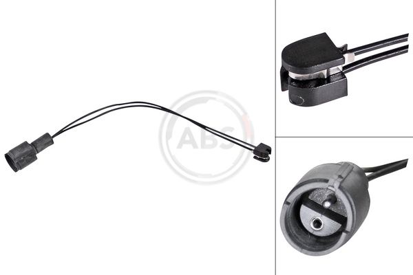 įspėjimo kontaktas, stabdžių trinkelių susidėvėjimas