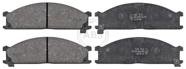 A.B.S. 36657 Brake pad set, disc brake