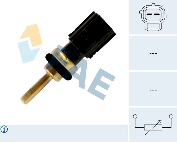 FAE 33835 Sensor, coolant temperature