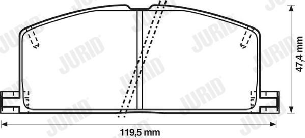 Brake Pad Set, disc brake-1