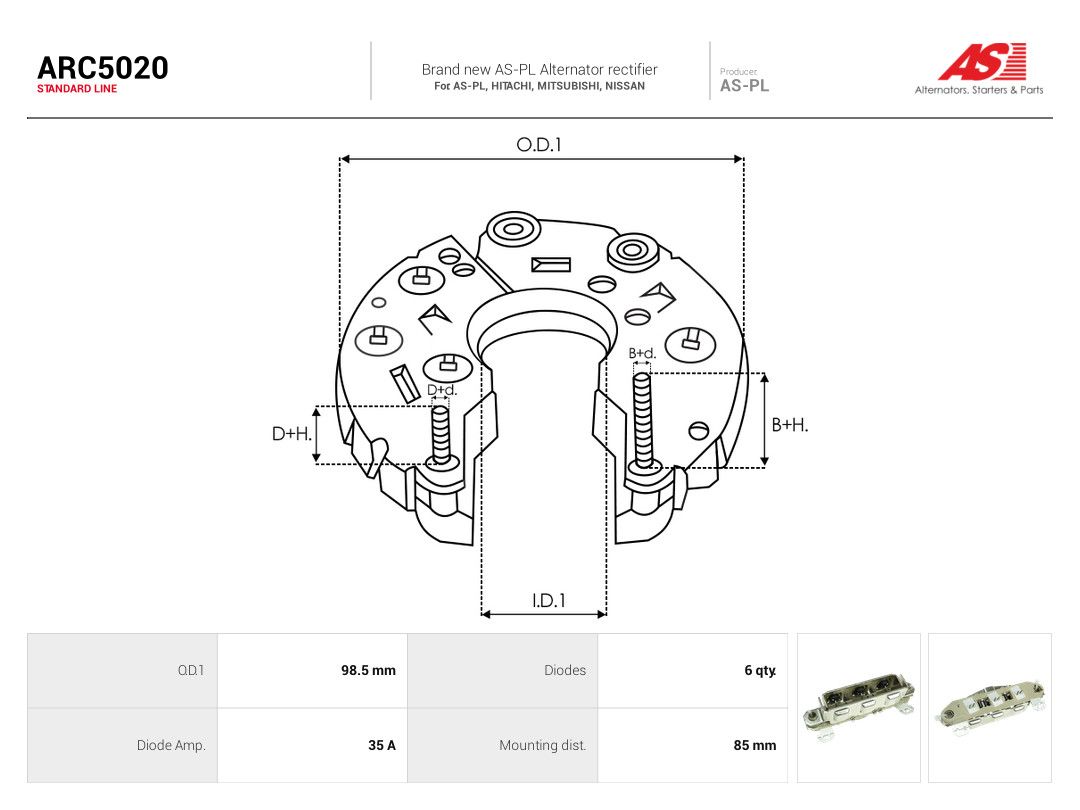 Rectifier, alternator-2