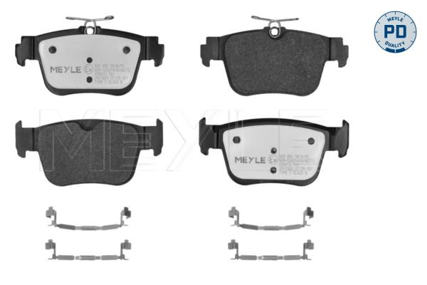MEYLE 025 262 0616/PD Brake pad set, disc brake