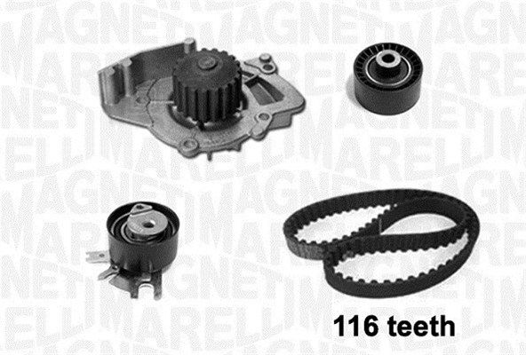 MAGNETI MARELLI 341401690001 Water pump & timing belt kit