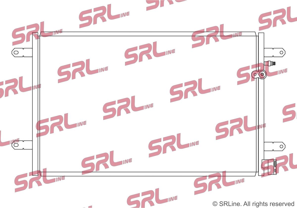 SRLINE 1338K8C1S Condenser, air conditioning