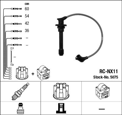 NGK 5075 Ignition cable kit