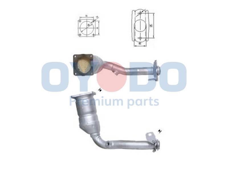 OYODO 10N0065-OYO Catalytic converter