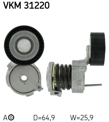 SKF VERTEVO VKM 31220 Belt tensioner, v-ribbed belt