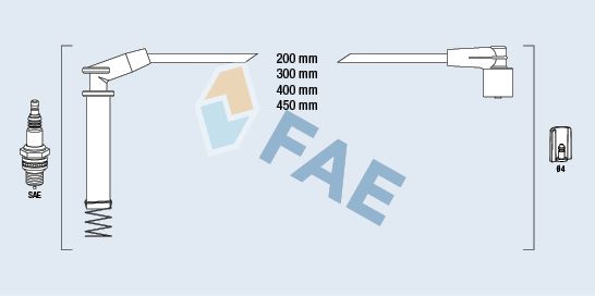 FAE 85100 Ignition cable kit