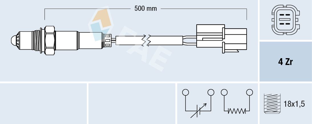FAE 77344 Oxygen sensor