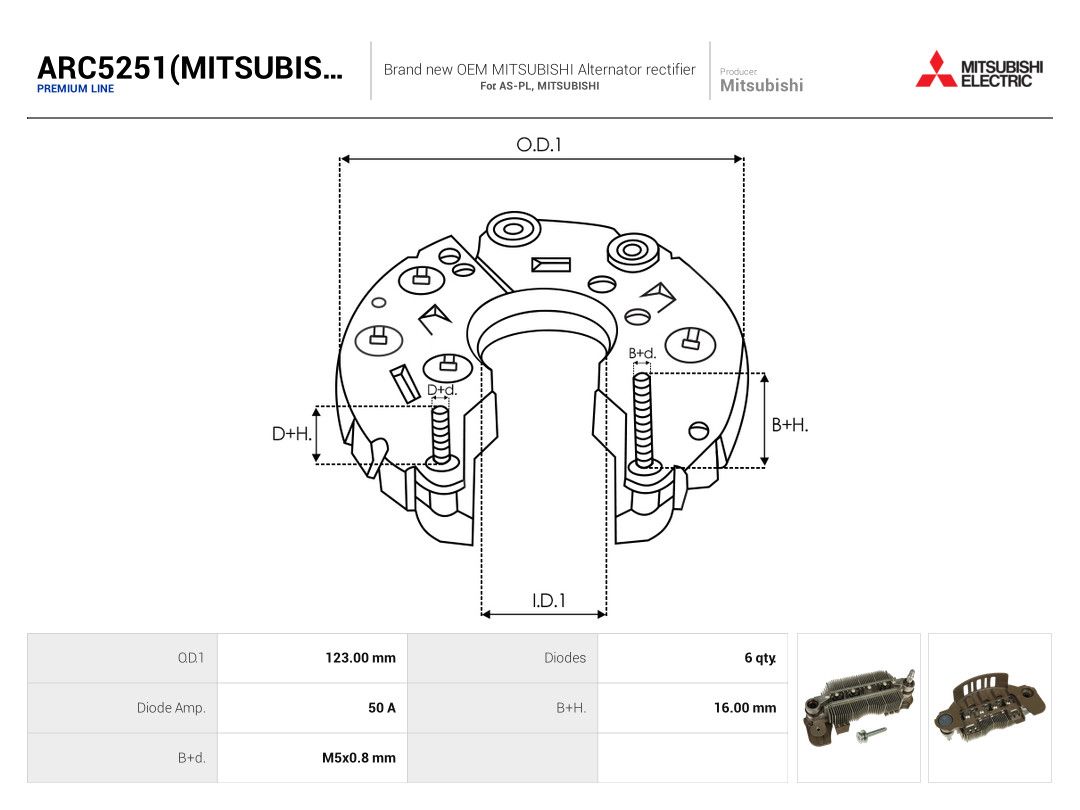 Rectifier, alternator-2