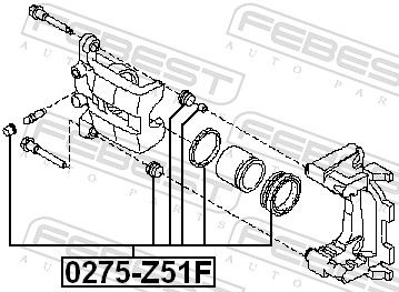 Repair Kit, brake caliper-1