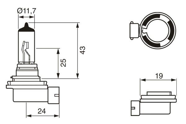 Bulb, high beam headlight-9