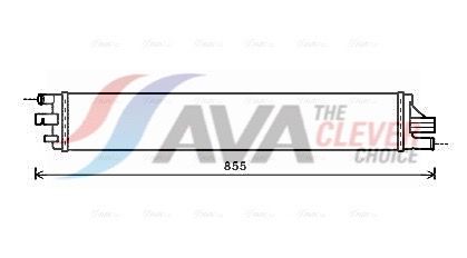 AVA CLEVER CHOICE RTA2559 Radiator, engine cooling
