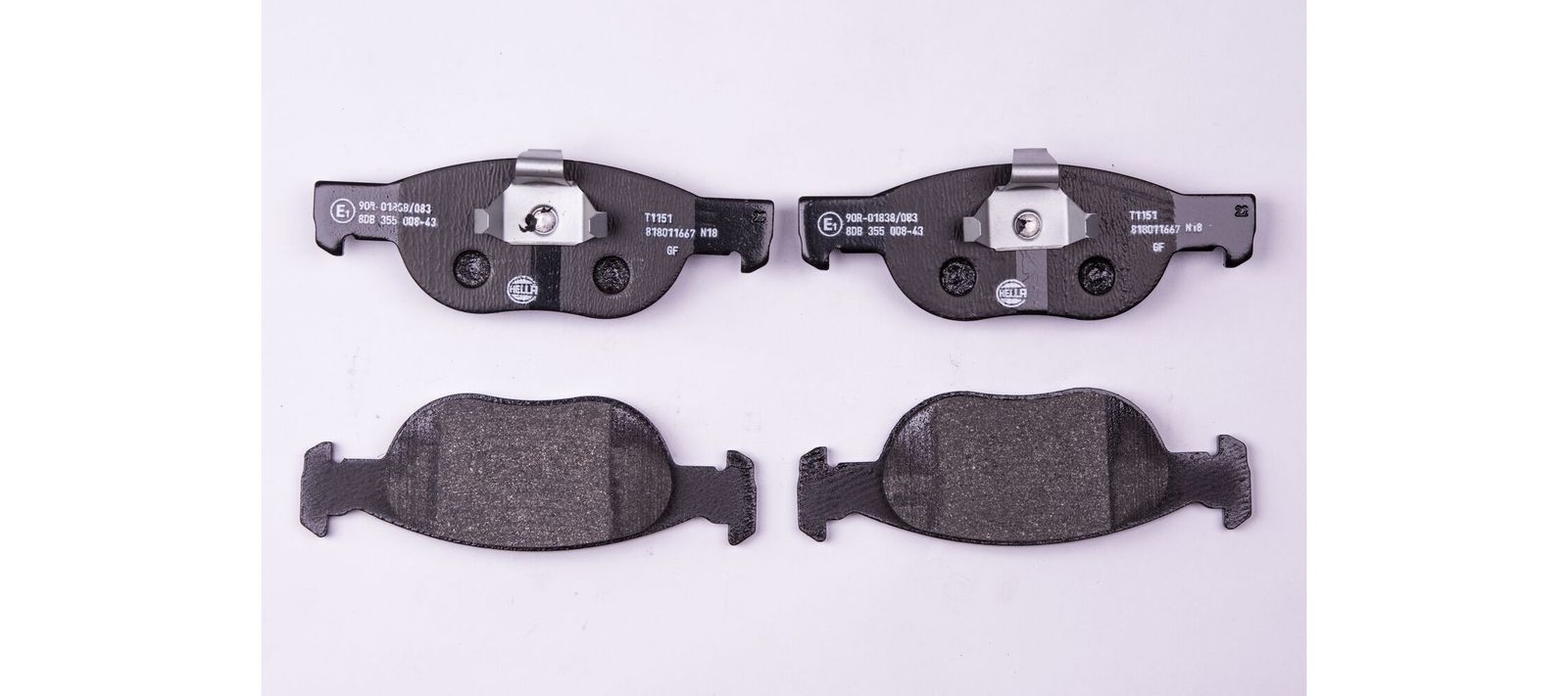 HELLA 8DB 355 008-431 Brake pad set, disc brake