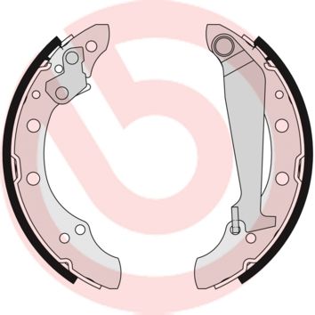 BREMBO S 85 511 Brake shoe set