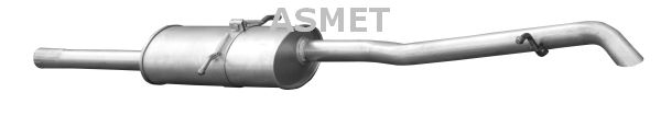 ASMET 01.051 Rear muffler