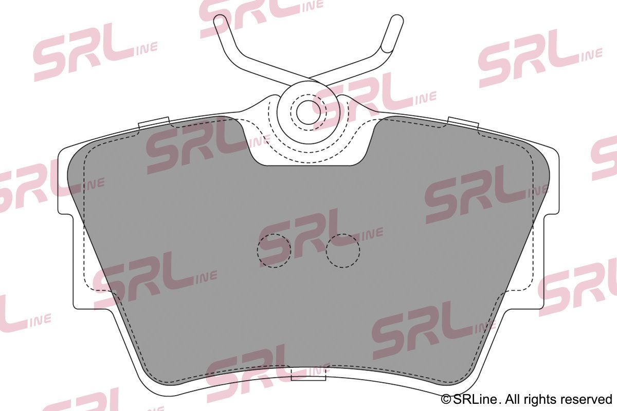 SRLINE S70-1086 Brake pad set, disc brake