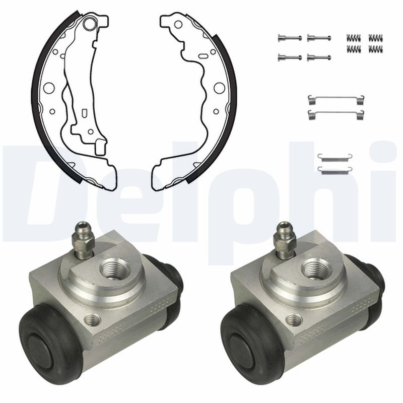 DELPHI KP1139 Brake shoe set