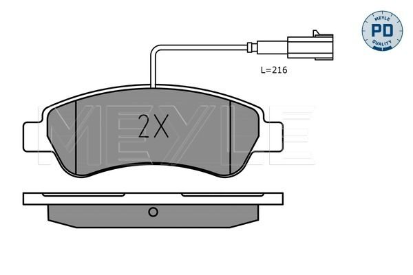 Brake Pad Set, disc brake-1