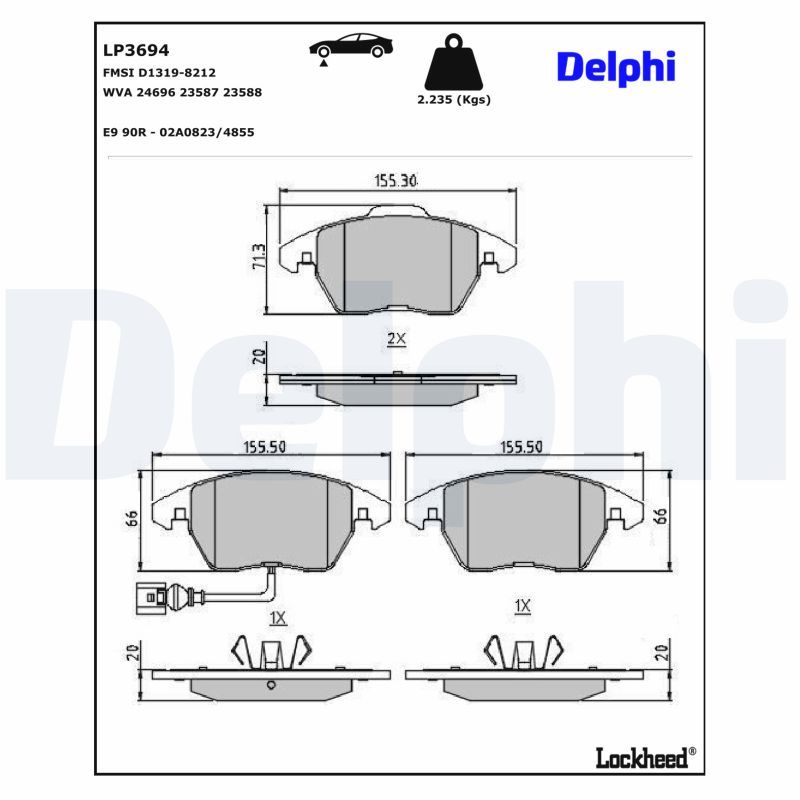 Brake Pad Set, disc brake-3