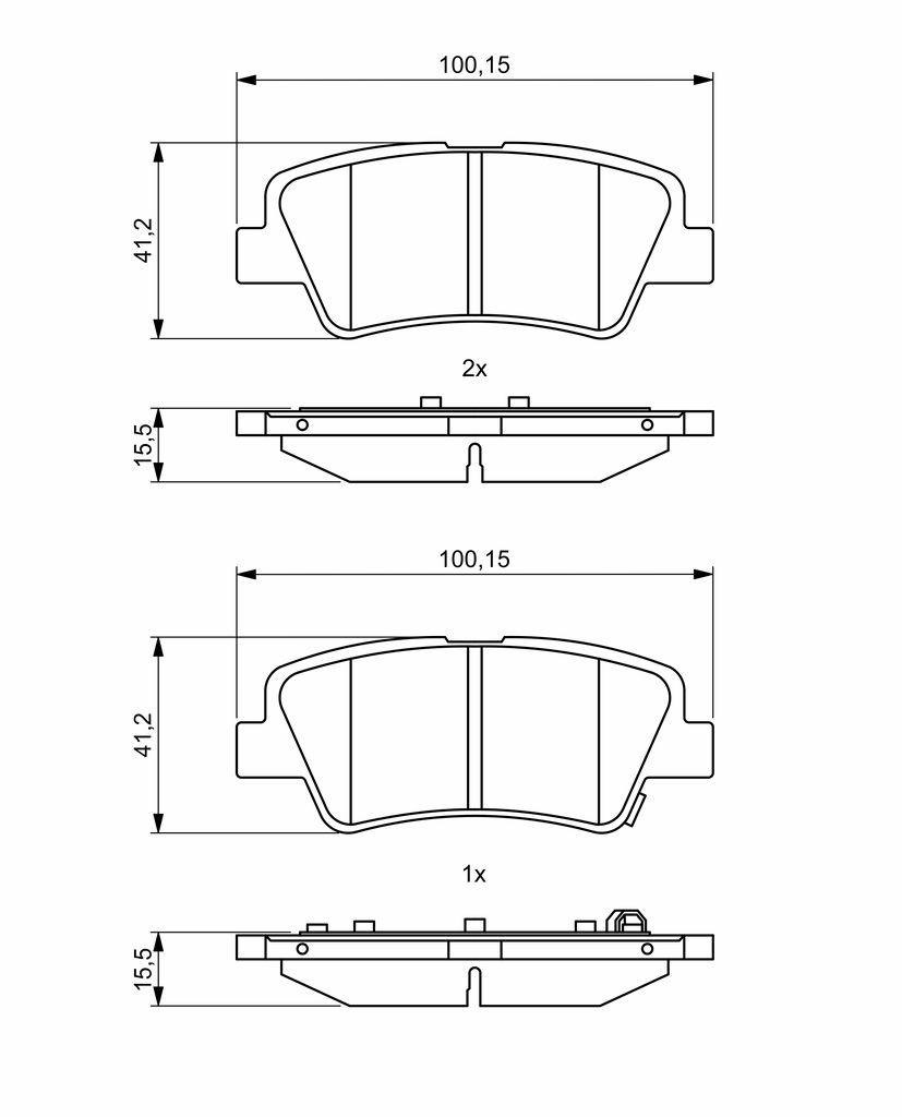 Brake Pad Set, disc brake-7