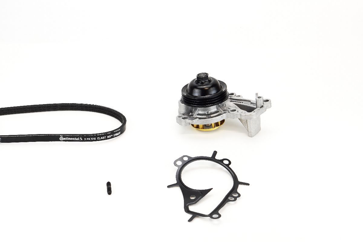 CONTINENTAL CTAM 3PK576 ELAST WP2 Water pump + v-ribbed belt kit