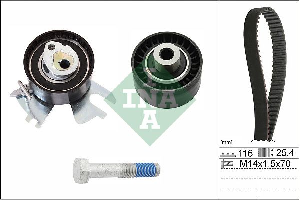 SCHAEFFLER INA 530 0449 10 Timing belt kit