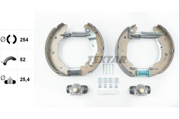 TEXTAR 84059100 Brake shoe set
