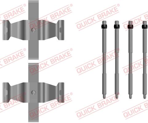 QUICK BRAKE 109-0107 Accessory kit, disc brake pad