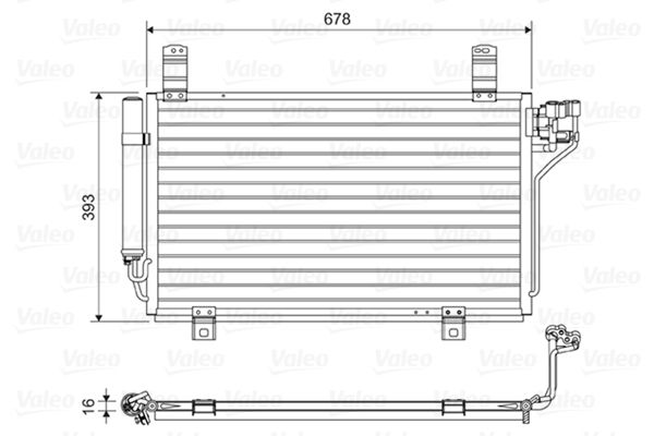 Condenser, air conditioning-main