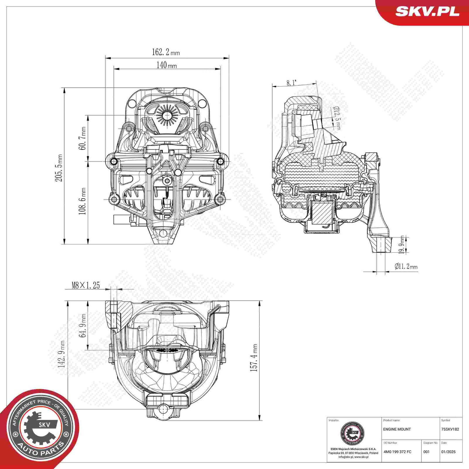 Mounting, engine-2