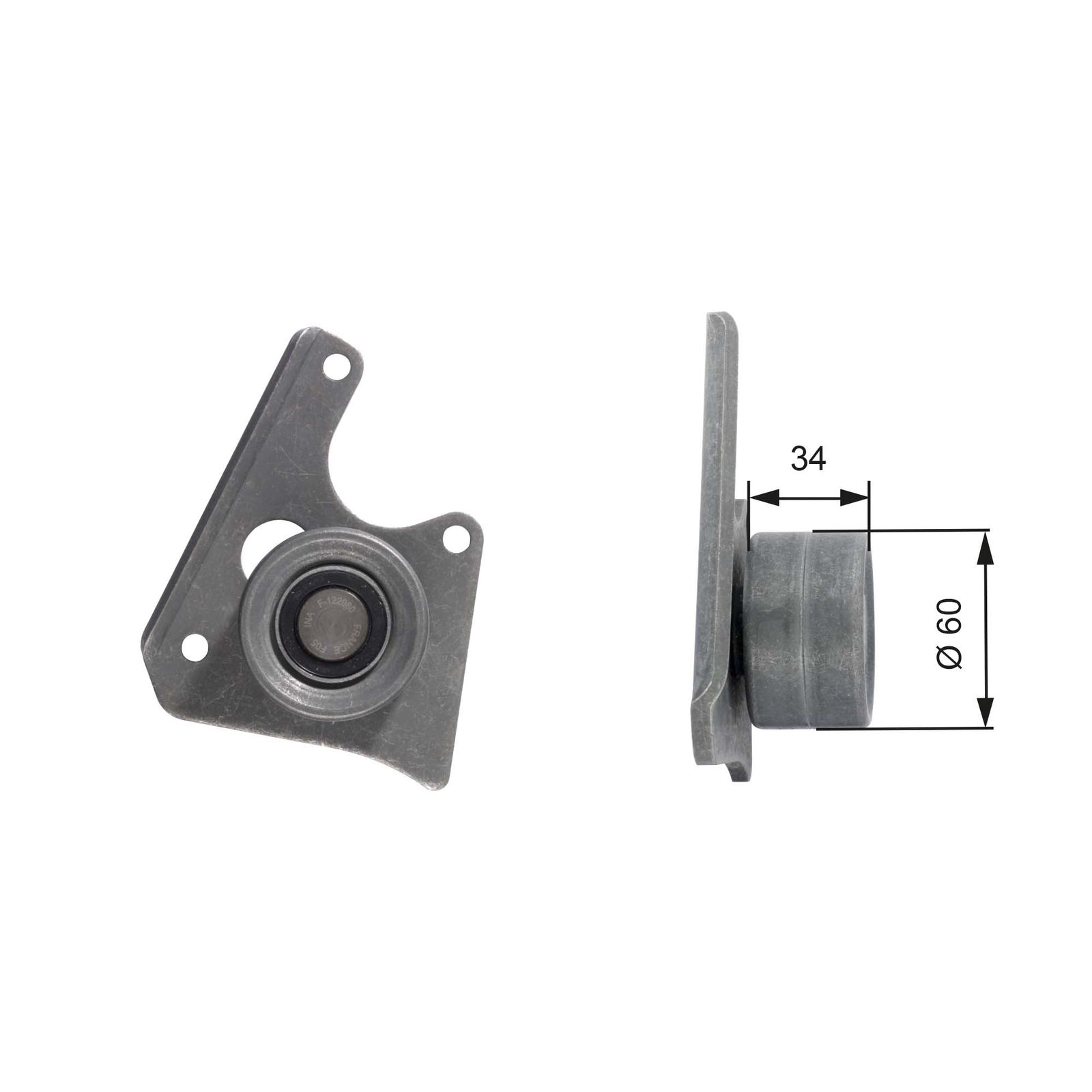 GATES T42069 Deflection pulley/guide pulley, timing belt