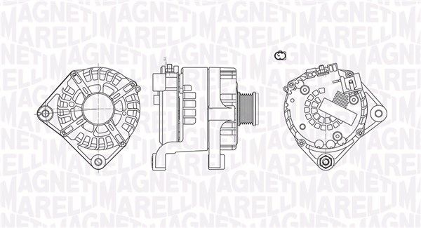MAGNETI MARELLI 063737567010 Alternator