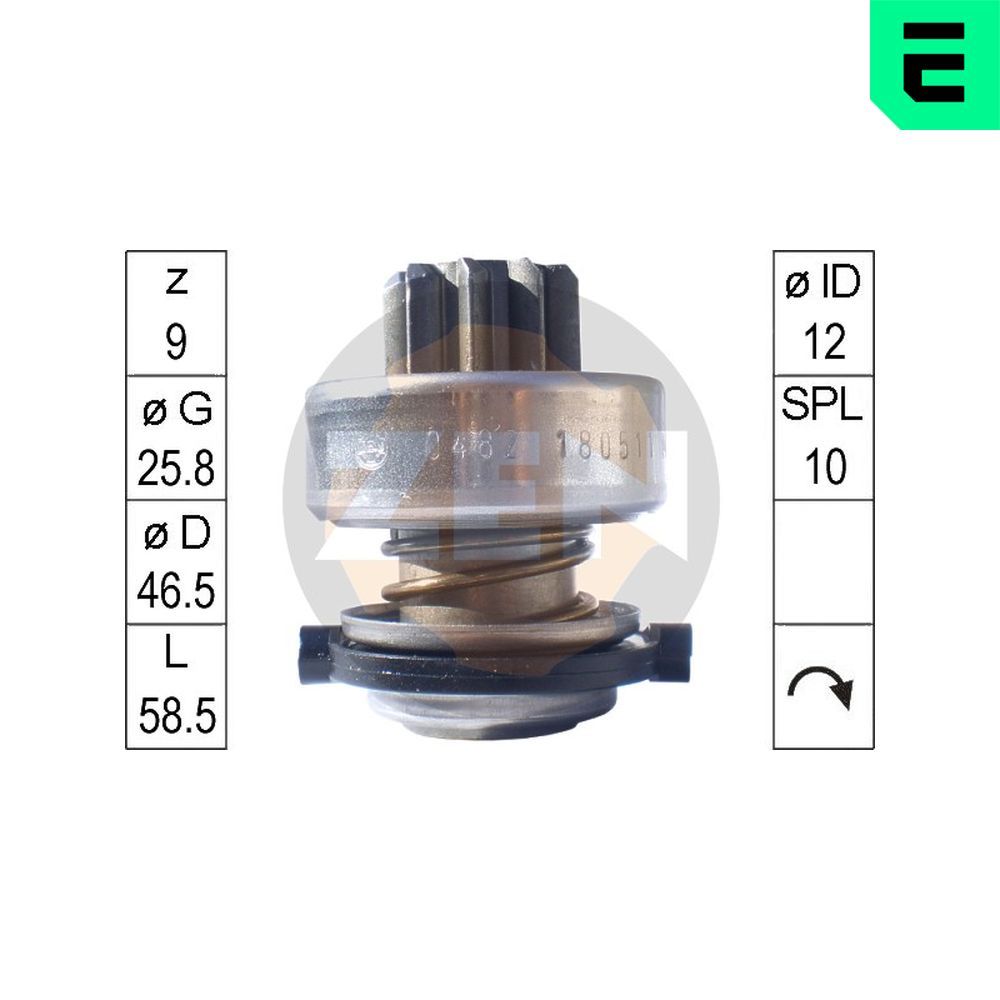 ERA ZN0482 Freewheel gear, starter