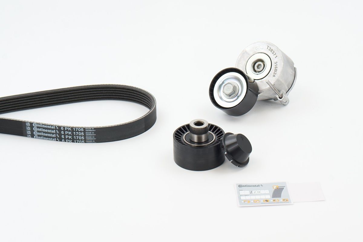 CONTINENTAL CTAM 6PK1705K2 V-ribbed belt set