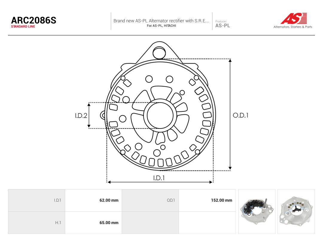 Rectifier, alternator-3