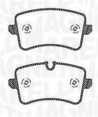 MAGNETI MARELLI 363916060673 Brake pad set, disc brake