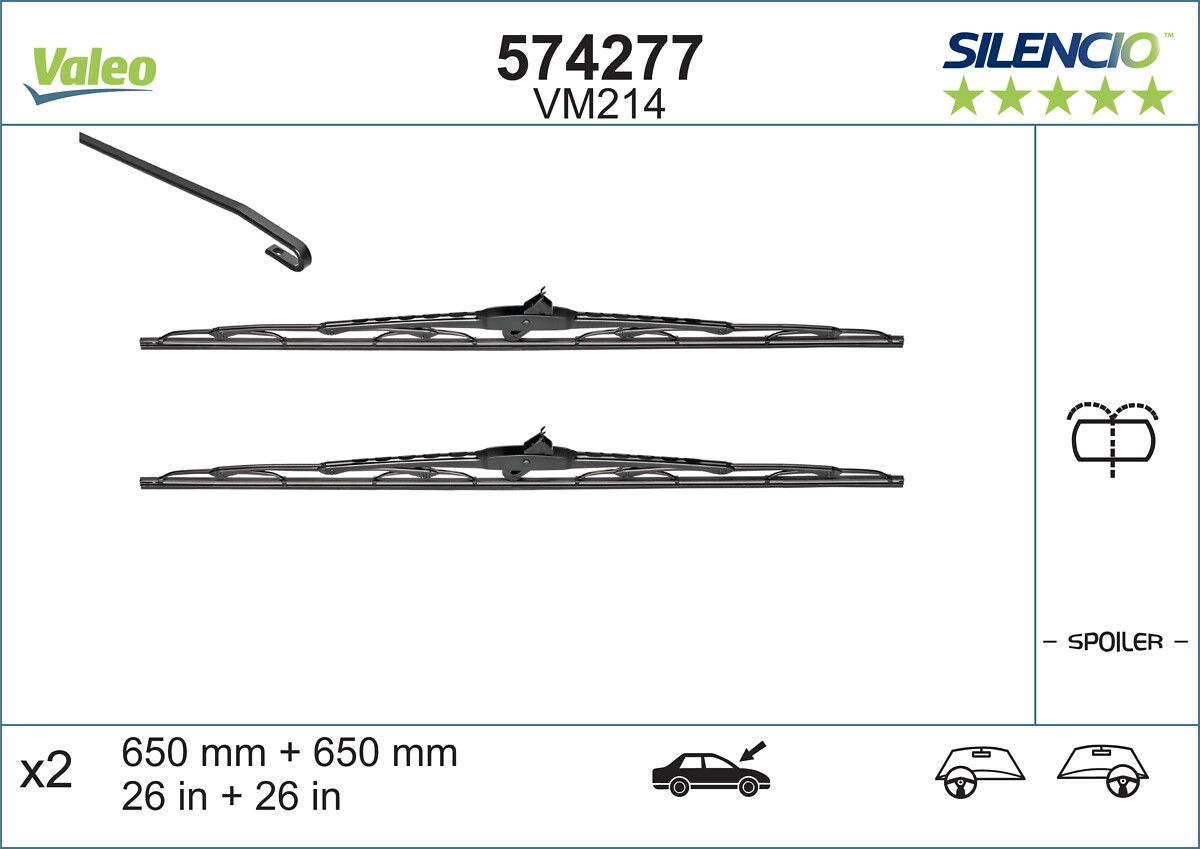VALEO 574277 Wiper blade
