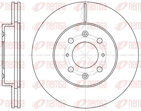REMSA 6224.10 Brake disc
