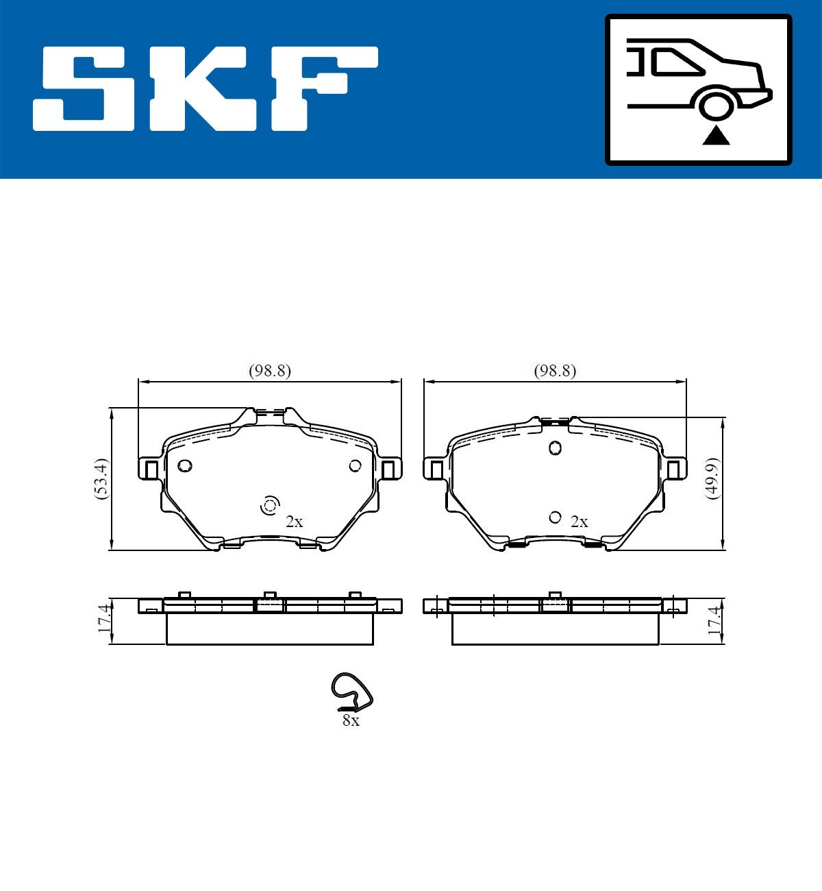 Brake Pad Set, disc brake-1