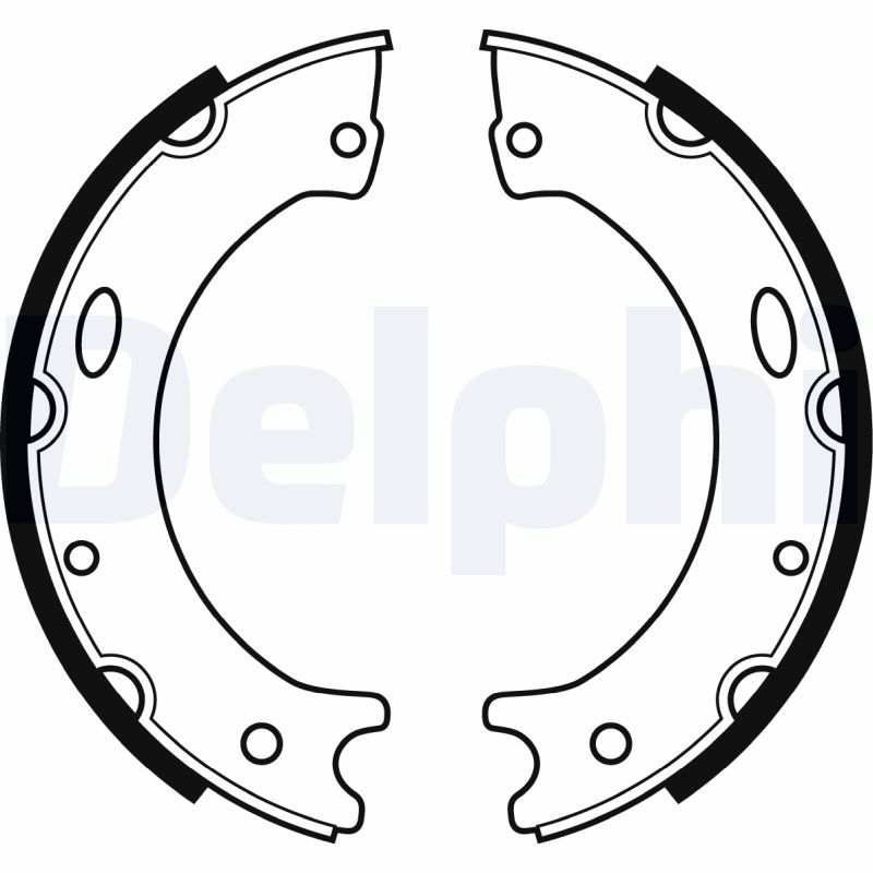 Brake Shoe Set, parking brake