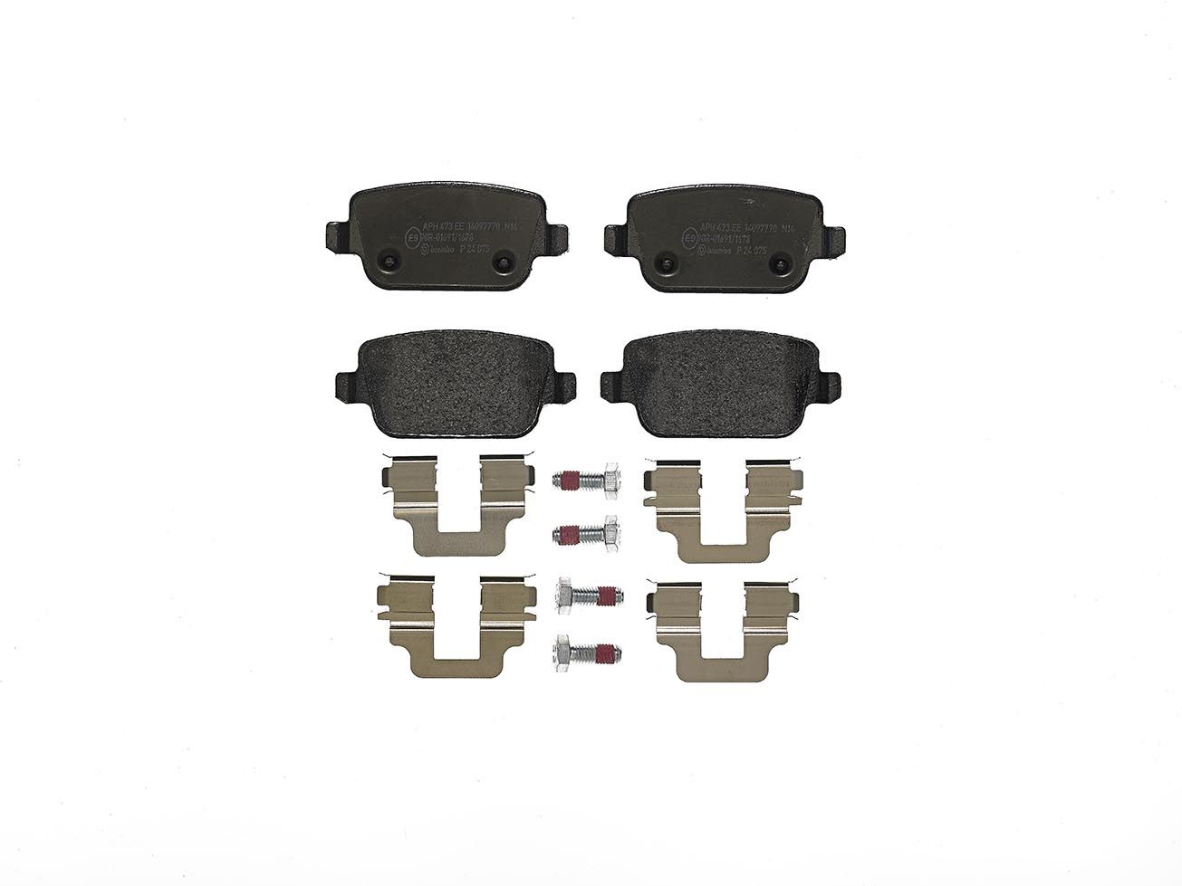 BREMBO P 24 075 Brake pad set, disc brake
