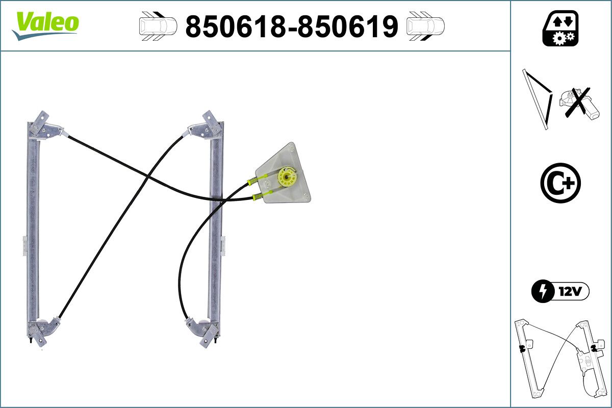 VALEO 850618 Window regulator