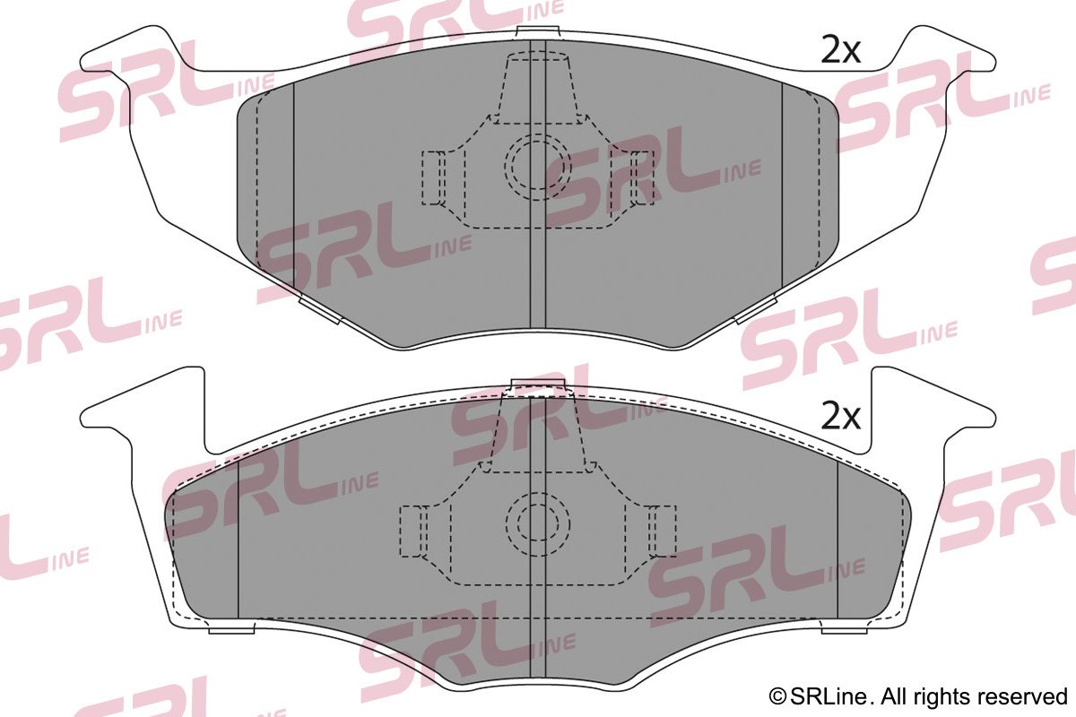 SRLINE S70-0036 Brake pad set, disc brake