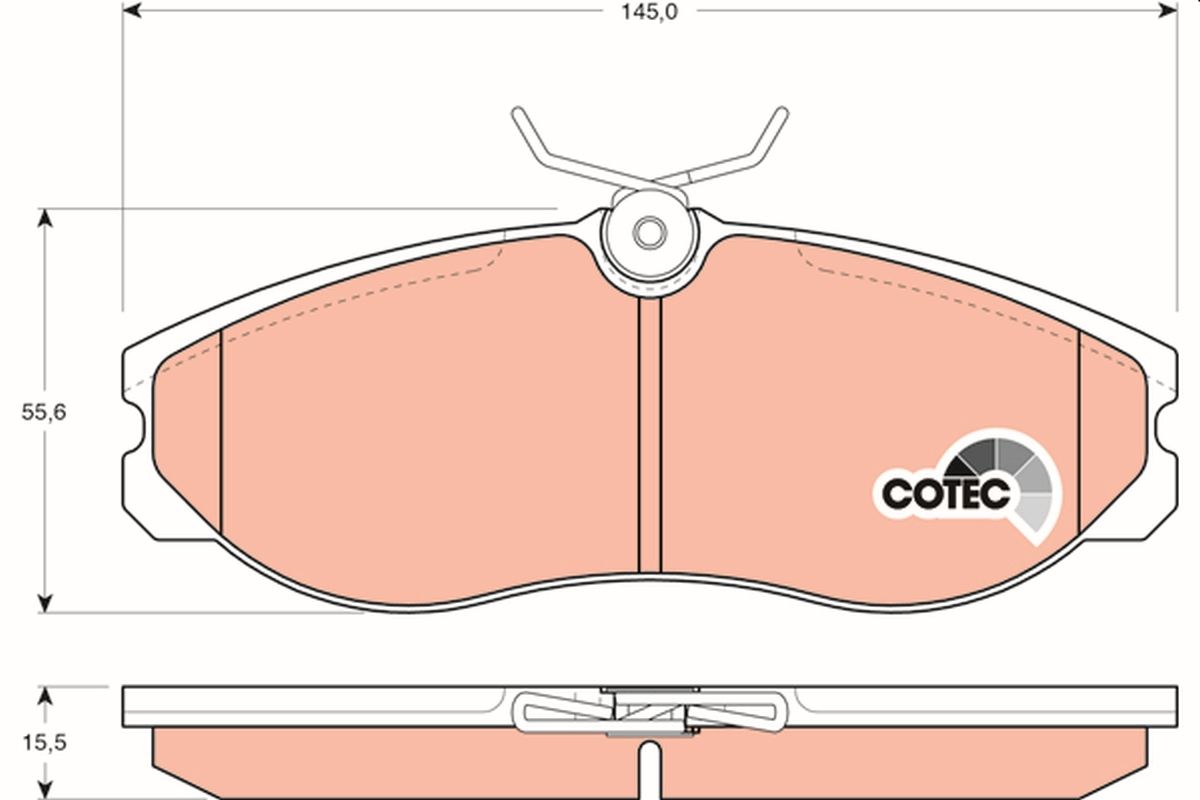 Brake Pad Set, disc brake-1