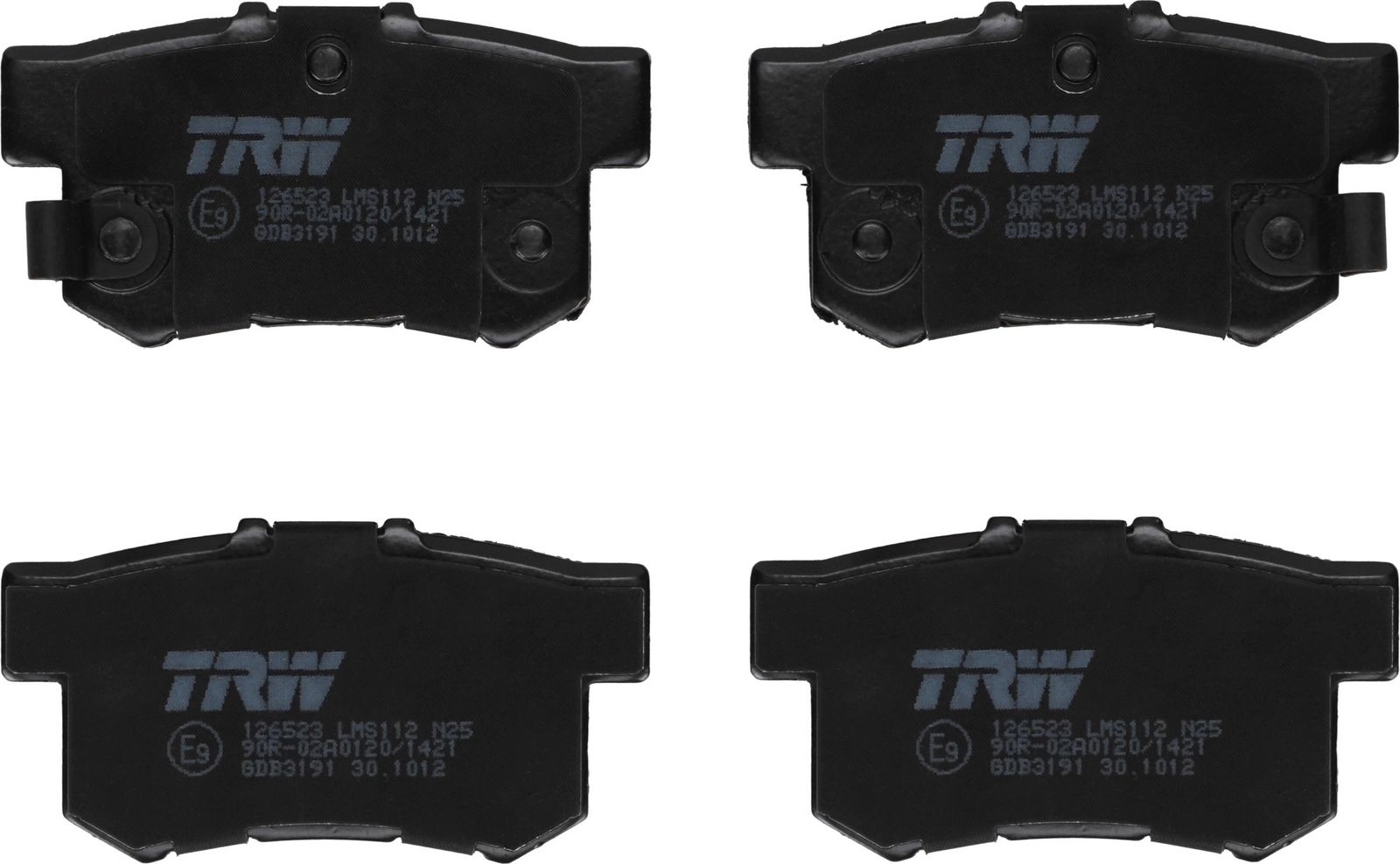 TRW GDB3191 Brake pad set, disc brake