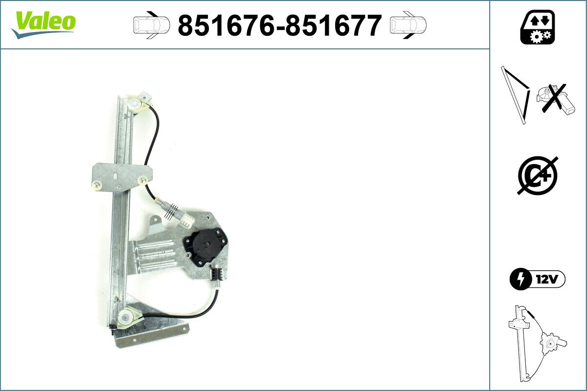 VALEO 851677 Window regulator