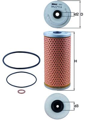 KNECHT OX 92D Oil filter