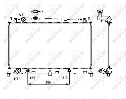 Radiator, engine cooling-4