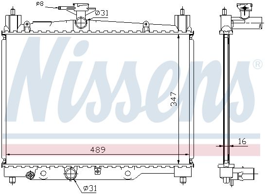Radiator, engine cooling-4